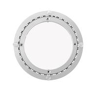 VAYEODEYU Tavolo con Piatto Girevole in Alluminio, Base Girevole con Cuscinetto in Argento da 8 a 32 Pollici for Tavolo da Pranzo in Vetro, Granito e Legno(12 Inches (300mm))