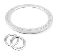 VAYEODEYU Tavolo con Piatto Girevole in Alluminio, Cuscinetto for Giradischi Girevole Lazy Susan in Alluminio, Argento, Diverse Misure, 360 Gradi(28 Inches (700mm))