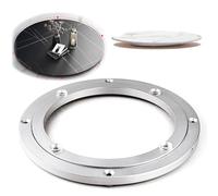 VAYEODEYU Tavolo con Piatto Girevole in Alluminio, Cuscinetto for Giradischi Girevole Lazy Susan in Lega di Alluminio, Argento, 5-32 Pollici(18 Inches (450mm))