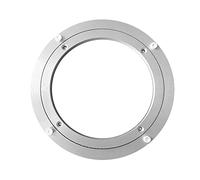 VAYEODEYU Tavolo con Piatto Girevole in Alluminio, Cuscinetto for Giradischi Lazy Susan Argento, Diverse Misure(15 Inches (390mm))
