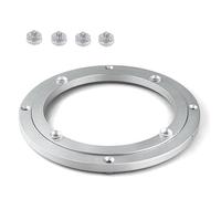 VAYEODEYU Tavolo con Piatto Girevole in Alluminio, Cuscinetto for Giradischi Lazy Susan in Lega di Alluminio Argento 5-32 Pollici(6 Inches (150mm))