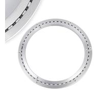 VAYEODEYU Tavolo con Piatto Girevole in Alluminio, Cuscinetto Girevole for Piatto Girevole Lazy Susan in Lega di Alluminio Argentato, Diverse Misure(10 Inches (250mm))