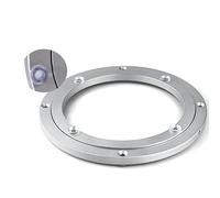 VAYEODEYU Tavolo con Piatto Girevole in Alluminio, Cuscinetto Girevole Lazy Susan in Lega di Alluminio da 5-32 Pollici for tavoli Rotondi(18 Inches (450mm))