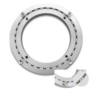 VAYEODEYU Tavolo con Piatto Girevole in Alluminio, Giradischi Girevole Lazy Susan in Alluminio con Base Girevole e Cuscinetti a Sfera, Argento, 8-32 Pollici(18 Inches (450mm))