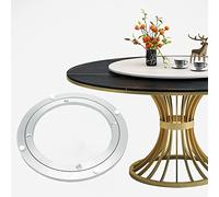 VAYEODEYU Tavolo con Piatto Girevole in Alluminio, Piastra Girevole con Cuscinetto a Sfere in Lega di Alluminio, Girevole, Dimensioni Multiple(14 Inches (350mm))