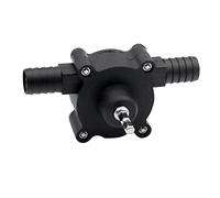 VAYEODEYU Trapano elettrico con pompa acqua a membrana autoadescante, gambo esagonale nero