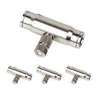 VAYEODEYU Ugello di nebulizzazione in ottone da 24 pezzi for raffreddamento esterno ad alta pressione da 3/8 pollici, connettore rapido 0,1-1,0 mm(Nozzles+onehole,0.9MM)