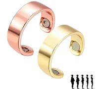 Vayro Ring, 2025 New Vayro Ring for Women Men, Vayro Rings Original Magnetic Wellness Rings, Adjustable, Light Weight, Water-Resistant (2Pcs A)