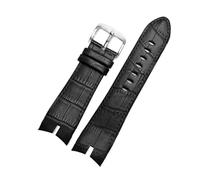 vazzic YingYou Cinturino In Vera Pelle 26mm Compatibile Con Roger Dubuis For Cinturino Cinturino Serie EXCALIBUR Quadrante 42mm RDDBEX0405 Accessori Uomo(Black silver)