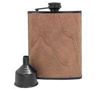 VB VIN BOUQUET FIA 1277 Fiaschetta in acciaio inox design legno 8oz