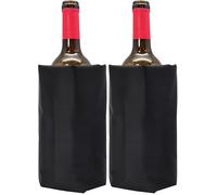 VB VIN BOUQUET FIE 1202 Raffreddatore per Bottiglie Regolabile con elastico nero (Confezione da 2)
