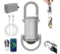 Vbbert Keychain Flashlight Waterproof Light, 2 in 1 Flashlight and Power Bank, 1200lm Super Bright Mini Keychain Flashlights, Portable Rechargeable, 7 Lighting Modes, for Camping & Hiking (C)