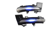 Vbbrswaad direzione dinamici specchietto retrovisore Dinamica LED Indicatori Direzione Lampeggiante Specchio Lampeggiante Luce Per Skoda Per Octavia Mk3 Per A7 5E 2014-2019(Blue and Yellow)