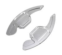 Vbbrswaad Paddle Del Cambio Auto Per A3 Per S3 Per A4 Per S4 Per B8 Per A5 Per S5 Per A6 Per S6 Per A8 Per Q5 Per Q7 Per TT Leve Del Cambio Per Ruota Auto(D'argento)