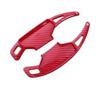 Vbbrswaad Paddle Del Cambio Auto Per Ford Per Mustang Per GT Per Dark Per Horse Per EcoBoost 2024 2025 2026 Cambio Al Volante Dell'auto Paddle(Carbon Fiber Red)