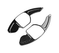 Vbbrswaad Paddle Del Cambio Auto Per SEAT Per Leon Per ST 5F FR Per Cupra Per Ateca Per Ibiza Per 6P Per Arona Tarraco Auto Ruota Estensione Shifter Adesivo(Black Carbon)