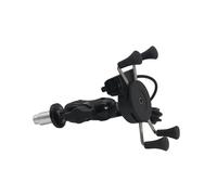 Vbbrswaad Porta Cellulare Motociclo Per BMW Per S1000RR Per HP4 S 1000RR S1000 RR S 1000 RR Supporto Per Telefono Moto Attacco Forcella Navigazione GPS(With USB Charger)