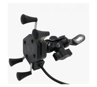 Vbbrswaad Porta Cellulare Motociclo Supporto Universale Per Cellulare Da Bicicletta Per Manubrio GPS Con Caricabatterie USB