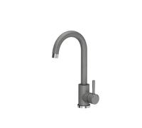 VBChome Rubinetto per lavello in acciaio inox, girevole a 360°, a forma di U, per cucina, monocomando, colore freddo e caldo