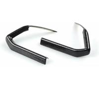 VBCXGV Accessori per Auto, Pulsante del Volante Interno in Carbonio, Copertura Decorativa con Paillettes, per Mazda 3 6 CX-4 CX-5