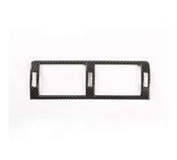 VBCXGV Accessori per la Copertura della Cornice della Presa d'Aria Centrale dell'auto in ABS Nero Carbonio, per la Serie 3 E46 1998-2004