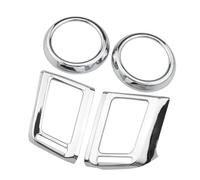 VBCXGV Adesivi per bocchette di Ventilazione Anteriori per Auto, Finiture in ABS Cromato, Accessori per Toyota RAV4 2016 2017 2018 RAV 4