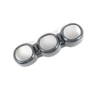 VBCXGV Adesivo per Cornice di Finitura per Presa d'Aria Centrale dell'auto, Colore Nero Carbonio, per Interni, per Mercedes Benz Classe C W206 2022-2023