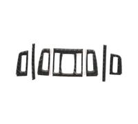 VBCXGV Adesivo per Cornice Interna della manopola di Regolazione dell'Aria condizionata per Console Auto Nero Carbonio, per Serie 5 GT F07 2010-2017