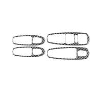 VBCXGV Adesivo per Interruttore alzacristalli Auto, Colore Nero Carbonio, per Fiat 500L 2014-2017