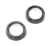 VBCXGV Copertura per Anello di Uscita dell'Aria condizionata Laterale per Strumenti Auto, Colore Nero Carbonio, per Alfa Romeo Tonale 965 2022-2024