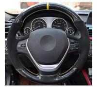 VBCXGV Coprivolante per Auto Cucito a Mano in Pelle Scamosciata Nera Carbone, per F20 F45 F30 F31 F34 2013-2018 F32 F33 F36