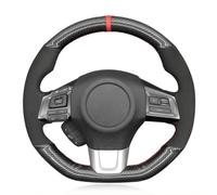 VBCXGV Coprivolante per Auto in Pelle Scamosciata Nero Carbonio, per Subaru WRX (STI) Levorg 2015 2016 2017 2018 2019 2020 2021
