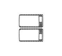 VBCXGV Decorazione per Interni, Cornice per Presa d'Aria del condizionatore d'Aria del Montante B dell'auto, Colore Nero Carbonio, per Audi Q7 2007-2015