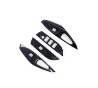 VBCXGV Pannello Decorativo per finestrini Auto, Pulsanti di Sollevamento, Colore Nero Carbonio, con Guida a Sinistra, per Toyota Corolla 2019-2023