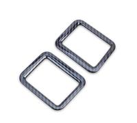 VBCXGV Rivestimento Interno per Bocchetta di Ventilazione Anteriore dell'auto, Colore Nero Carbonio, per Toyota HiAce Granvia Commuter 2019-2024