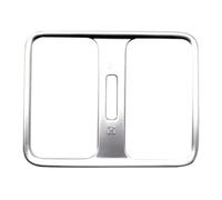 VBCXGV Telaio di Copertura per Bocchetta di Ventilazione per Sedile Posteriore Auto Argento Opaco, Accessorio per Honda Vezel HRV 2021 2022