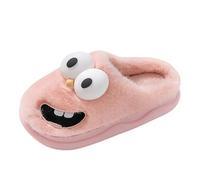 VBEDKDEB Pantofole da donna invernali calde pantofole con lingua sospesa, baci invernali 3D grandi occhi cane, divertente pacchetto dei cartoni animati, testa EVA, divertenti, morbide, calde, comode