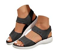 VBEDKDEB Sandali estivi da donna, comodi, estivi, traspiranti, in tessuto a rete, leggeri, ammortizzanti, con suola morbida, comode e versatili per il tempo libero, a, 39 EU