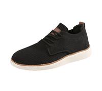 VBEDKDEB Scarpe casual da uomo nuove scarpe da corsa casual mosche tessitura maglia uomo scarpe alla moda, Nero , 38.5 EU