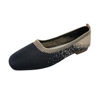 VBEDKDEB Scarpe da ballerina da donna comode ballerine piatte per il tempo libero scarpe singole camminando a piedi Pick Up scarpe traspirante ragazza andare al lavoro o incontri ballerine da donna
