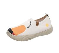 VBEDKDEB Slip On Sneakers Donna Slipper Casual Scarpe Slip Scarpette Leggere, Comode e Traspiranti Scarpe Morbide Donna Casual Scarpe in Tessuto Scarpe Salute, bianco, 38.5 EU