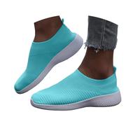 VBEDKDEB Sneaker da donna, slipon, per il tempo libero, scarpe da ginnastica leggere, comode, scarpe sportive, antiscivolo, per il tempo libero, calze elastiche, scarpe da ginnastica basse, scarpe da