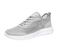 VBEDKDEB Sneakers uomo scarpe da corsa scarpe sportive moda primavera uomo scarpe sportive fondo piatto leggero tessuto mosche design cavo traspirante confortevole tinta unita scarpe da trekking