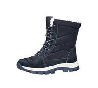 VBEDKDEB Stivali invernali da donna, da neve, invernali, imbottiti, spessi, con suola spessa, nord-est, caldi, in cotone, colore marrone, Blu, 39 EU