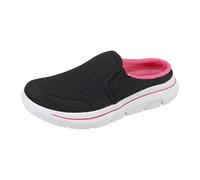 VBEDKDEB Zoccoli da uomo e donna, comode pantofole 2025, in rete estiva, traspiranti, da spiaggia, scarpe da ginnastica, slip on pantolette, leggere, da giardino, antiscivolo, per la salute, rosa