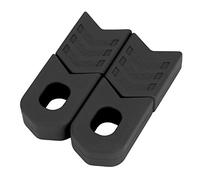Vbest life 1 Coperchio di Protezione per pedivella per Bicicletta Piar, Coperchio di Protezione per pedivella in Silicone per Accessori per Bici(Nero)