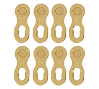 Vbest life 4 Pair Steel 12 Speed Chain Connector Parts Missing Link Bickcly Chain Link Cycling Accessory(Gold)£¬Biciclette e Ricambi