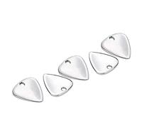 Vbest life 5 PC Metal Premium Guitar Plettro per Il Tuo Accessorio per Strumenti Musicali per Chitarra o Elettrica(Argento)
