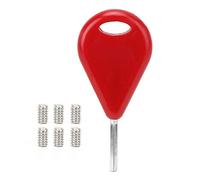 Vbest life Accessori per tavola da Surf Chiave per Pinna da Surf Chiave per timone + Set di Viti, per Attrezzatura Surf FCS Fins(Rosso)