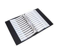 VBESTLIFE 0402 Libro di Campionamento Induttore SMD, 50 Valori Kit 'induttore di Chip Multicapa, Protezione Magnetica per Esperimenti di Riparazione e Insegnamento Elettronico